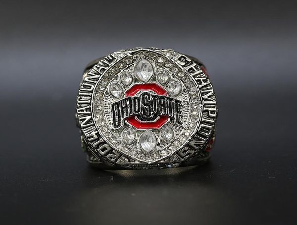 2014 Ohio State Buckeyes College Sugar Bowl Football Championship National Championship Ring Alloy Fans Sports Collection Souvenirs Christmas G1666854