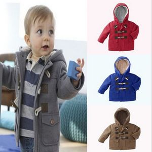 4 kleuren baby jongens kinderen bovenkleding jas mode kinderen jassen voor jongen meisjes winter jas warme capuchon kinderkleding