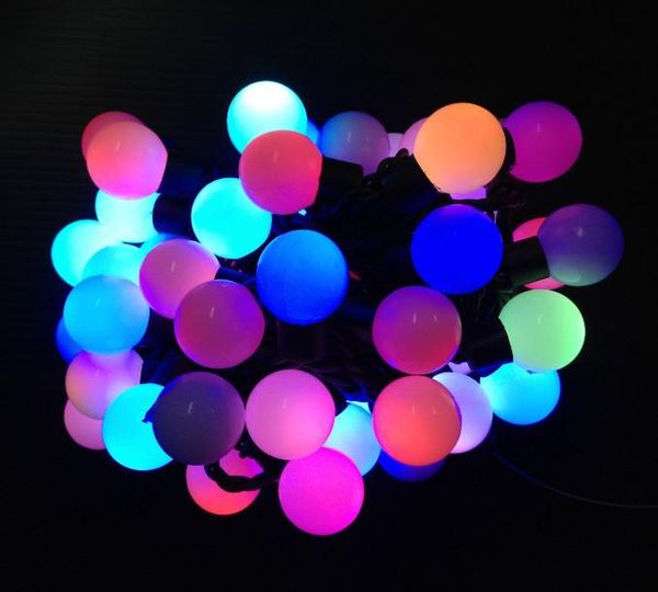 2015 Noël mini globe guirlande lumineuse 5m / set 50LEDs pour chaque ensemble en forme de boule 6W Décorations Éclairage Promotion LED Party Holiday Lights