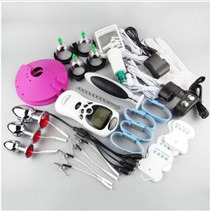 2015 Electrochock Electro Pulse Shock Kit pénis de physiothérapie Anneau de thérapie urétrale anal gel pad bdsm jeux adultes produits sexuels pour adultes