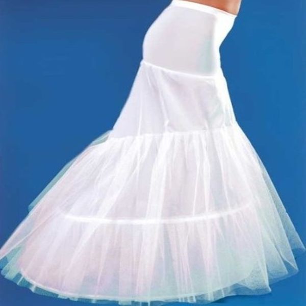 2015 Hot Mermaid Wedding jupons cerceaux Trumpett Trumpet Coup pour les robes de bal nuptiales Slip jupon plus taille Crinoline jupon 250F
