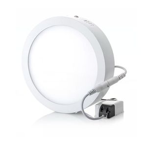 Panneau lumineux à intensité variable monté en surface à LED carrée ronde 6W 12W 18W 25w 30w 36w Éclairage vers le bas Plafonnier ultra-lumineux 110-240V