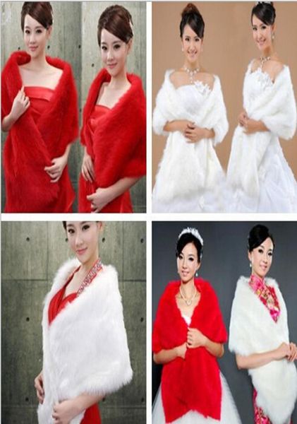 2015 NUEVA LLEGA CARATE RED ROJO FURA FURA Boda de novia Wraps Winter Woman Cape Stole Bride Bolero en Stock38886047