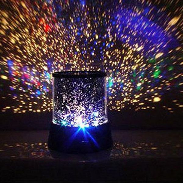 2015 lámpara de Lava Real noche lámpara de proyección de estrella Yang nuevo romántico colorido Cosmos maestro Led proyector noche Gift329n