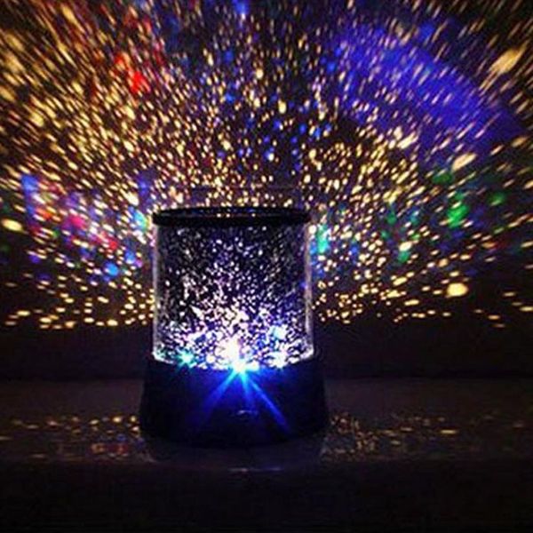 2015 lampe de lave réelle nuit lampe de Projection de Yang Star nouveau romantique coloré Cosmos maître projecteur LED nuit Gift206E