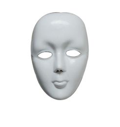 2015 Effrayant Face blanc Halloween Masquerade DIY MIME MASK BALL COSTUME MASCHES DM61942661