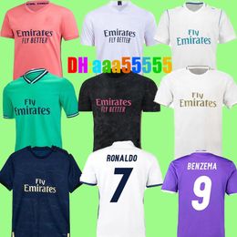 2016 2017 2018 2019 2020 2021 Real Madrids Soccer Jerseys Retro Ronaldo Benzema Sergio Ramos Kroos Bale Marcelo Modric Zidane 16 17 18 19 20 21 21 Shirt Football