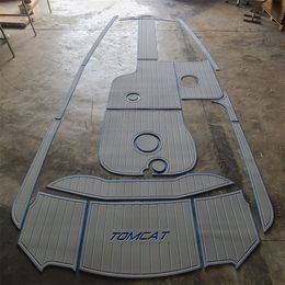 2016-2017 MB Sport F24 Tomcat Swim Platform Cockpit pad Boat Eva Teak Floor Mat