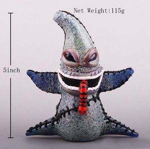 Increíble diseño Glass Pipe Starfish Eating Worm Outlook Style para fumar Tubos hechos a mano Glass Bong