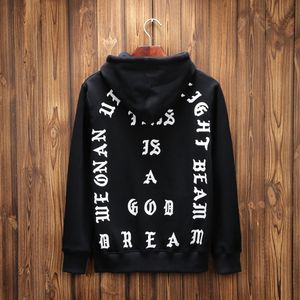 Heren Hoodies Sweatshirts 2021 Autumn Winter Warm Fleece Style Sweatshirt Men Hip Hop Ik voel me als Pablo Streetwear Hooded Mens Hoody