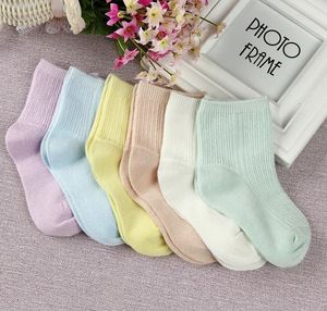 11367 bébé enfants chaussettes couleur unie maille été bambou fibre filles chaussettes enfants chaussettes