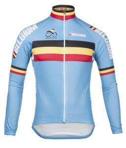 Maillot de cyclisme thermique en polaire bleu belge, vêtements de cyclisme, vtt P8, hiver 2024