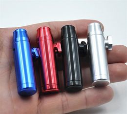 2016 Bullet Aluminium Metalen Snuff Snirt Smoking Pipe Shisha Hookah Grinder Gift Rolling Machine Paper Sneak Een Toke Vaporizer-pillendoos