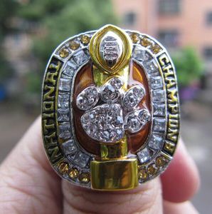 2016 Clemson Tigers National Championship Ring met houten displaydoos Souvenir Heren Fan Gift 2024