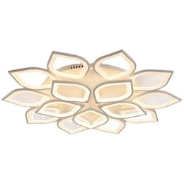 Suspension moderne pendentif LED lampe fleur lustre plafonnier 110V 220V gradation pour salon chambre