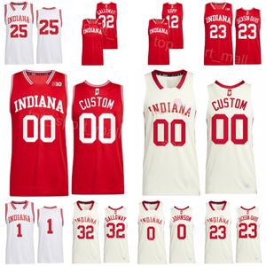 Basketball college Indiana Hoosiers Jersey 23 Trayce Jackson-Davis 1 Jalen Hood-Schifino 0 Xavier Johnson 25 Race Thompson 12 Miller Kopp 32 Trey Galloway Team NCAA