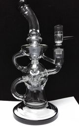 2016 FTK Klein bongs en verre Fab klein rig recycleur conduites d'eau en verre plates-formes pétrolières Hookahs 14.4mm joint tore femelle Verre épais bonne fonction