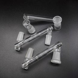 Adaptateur verre Drop Down Femme Homme 14mm 18mm 14mm 18mm verre Drop Down Adaptateurs pour biseautés bord Quartz Banger verre Pipes eau