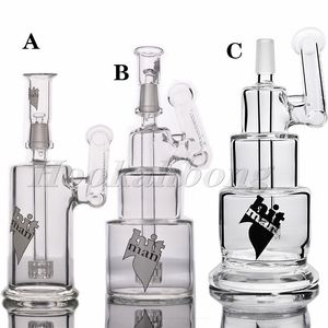 Hitman Hand geblazen Hookahs Kleine Bong Mini Water Pipe Bubbler Pocket Glass Bong Percolators Oil Rigs