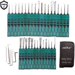 Outils de serrurier KLom 32 pcs Lock Picks Outils Clé cassée Outils Klom Key Remover