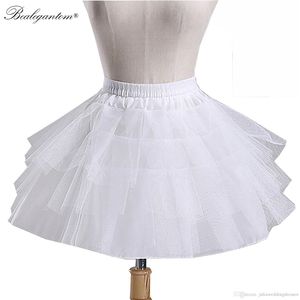 2021 In voorraad Bruiloft Accessoires Kids Petticoat Baljurk Onderrok voor kinderen Bloem Meisje Jurken Crinoline Q141