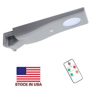 Solar Street Light Outdoor LED 15 W 1800LM 2-types Installatie Motion Sensor Dusk naar Dawn Lithium-batterij Alles in één waterdicht voor straat G