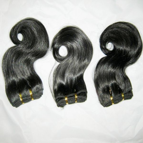 Venta caliente 20 piezas / lote 100 trama de cabello humano peruano procesado barato al por mayor de color natural a la venta