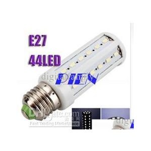 2016 Ampoule LED 8W 5050 Smd 44 LEDs Maïs Bb Lumière E27 E14 B22 Lampe Blanc Froid Chaud 220V Livraison Directe Lumières Éclairage Bbs Dh1Iu