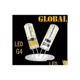 2016 Bombillas LED de alta potencia Smd 3014 3W Dc 12V G4 Lámpara Reemplazar 30W Halógeno 360 Ángulo de haz Bb Garantía 2 años Entrega de caída Luces Iluminación Dhccb