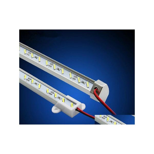 2016 Tubes LED Bande dure 7020 SMD Barre rigide blanche chaude et froide 72 LED avec embout de boîtier de style Uand V par Dhs Drop Delivery L Dhswa