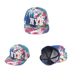 2016 hommes et femmes chapeau de sport Hip Hop casquettes fille Sunshine chapeaux extérieur Snapbacks impression fleurs 3 PCS/Lot livraison directe