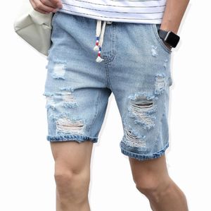 2016 Men039s katoen dunne denim shorts Nieuwe mode zomer mannelijke Casual korte jeans Zacht en comfortabel casual shorts shippi1537243