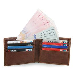 RFID Blokkeren Creditcardhouder Portemonnee Vintage Designer Lederen Heren Portemonnee 2017 Nieuwe Aankomst Mannelijke Portefeuilles Geld Portemonnee Tas