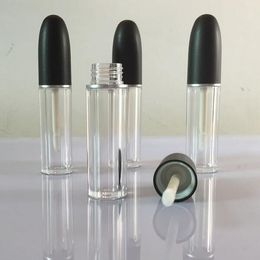 2016 Nieuwe Collectie Lege Lip Gloss Buizen Black Top Bullet Vorm DIY LIP BALM TUBE LIPPINGSSTIP PACKETAIL