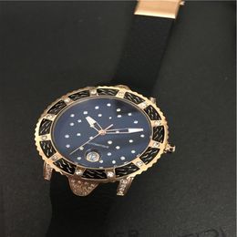 2016 Nouvelle arrivée top luxe pour les femmes montre mécanique automatique montre-bracelet en caoutchouc 022221M