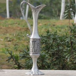 2016 Nieuwe Aankomst Design Pewter Plated Metal Flower Vase voor Woondecoratie met Mooie Patronen Craft