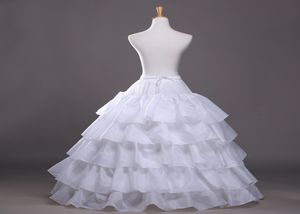 2016 Nieuwe Baljurk Petticoat Witte Crinoline Onderrok Trouwjurk Slip 3 Hoepelrok Crinoline Voor Quinceanera Jurk Goedkope 4875864