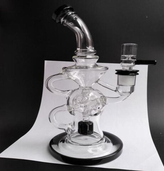 2016 nouveau design FTK bongs en verre Toro Fab oeuf klein recycleur verre fumer conduites d'eau plates-formes pétrolières dab plates-formes 144mm joint femelle épais 8721137