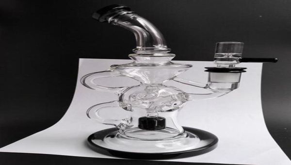 2016 nouveau design FTK bongs en verre Toro Fab oeuf klein recycleur verre fumer conduites d'eau plates-formes pétrolières dab plates-formes 144mm joint femelle épais 2256167