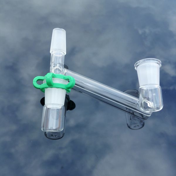 Adaptateur de chute de verre femelle mâle 14mm 18mm, avec adaptateur de récupération et Clip Keck, 2 mâles 1 femelle, Joint déroulant de verre, nouveauté 2016