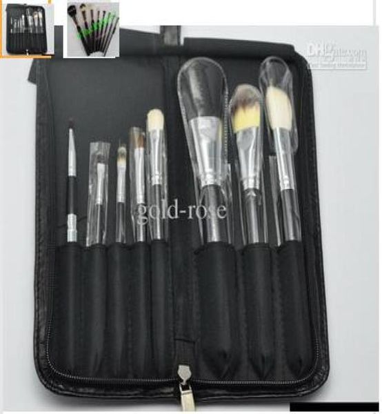 2016 NOUVEAU bonne qualité Vente la plus basse bonne Pinceau de maquillage 8 pièces Ensemble Pochette Professionnel Brush8420419