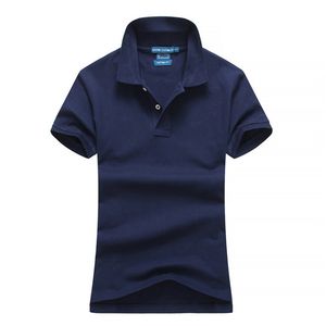 Gratis verzending 2016 nieuwe hoogwaardige damesmode casual korte mouwen polo's vrouwen 100% katoen korte mouwen polo's