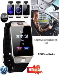 2016 Nieuwe Smart Horloge dz09 Met Camera Bluetooth Horloge Sim-kaart Smartwatch Voor Android Telefoons Ondersteuning Multi talen6467470
