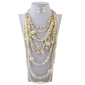 2016 Nieuwe Vrouw Mode Kleding Accessoires Meisje Ketting Parelketting Sleutelbeen Keten SN0007288S2726230