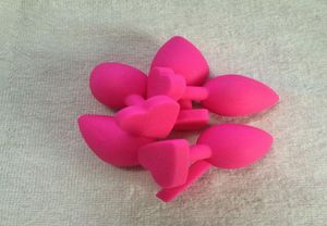 2016 nieuwste 1 pc -maat m roze siliconen anale plug seks speelgoed voor vrouwen mannen erotische sexy anus buttplugs hartbasis kralen anale seksspeelgoed Q7235542