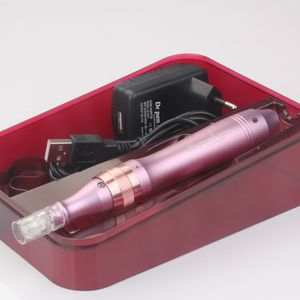 Le plus récent stylo Derma de haute qualité Dr.pen Ultima M7 Auto stylo à micro-aiguille électrique 2 piles Dermapen rechargeable avec 20 cartouches d'aiguille