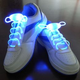 2016 Populaire Mannen Vrouwen Licht Up Led Schoenveters Party Gloeiende Nacht Running Shoe Laces Club Markeer Lichtgevende Schoenveter ZA1276