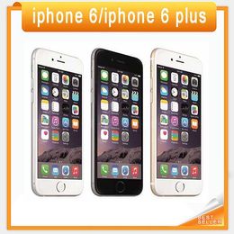 Ontgrendeld origineel 4.7 "iPhone 6 5.5 '' iPhone 6 Plus mobiele telefoon zonder vingerafdrukfunctie 16/64 GB ROM 8MP camera gerenoveerd