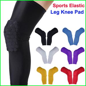 2017 Sport Safety honeycomb kneepad Tape Elbow Tactical Knee Pads Calf Support Ski/Snowboard Kneepad 4 Sizes Leg Knee Pad Sleeve Protective