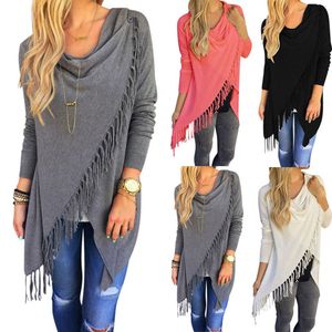 Style d'été Boho plage crochet blouse dames hauts blusa décontracté Bikini couvrir irrégulière haut pour femme femmes glands blouse